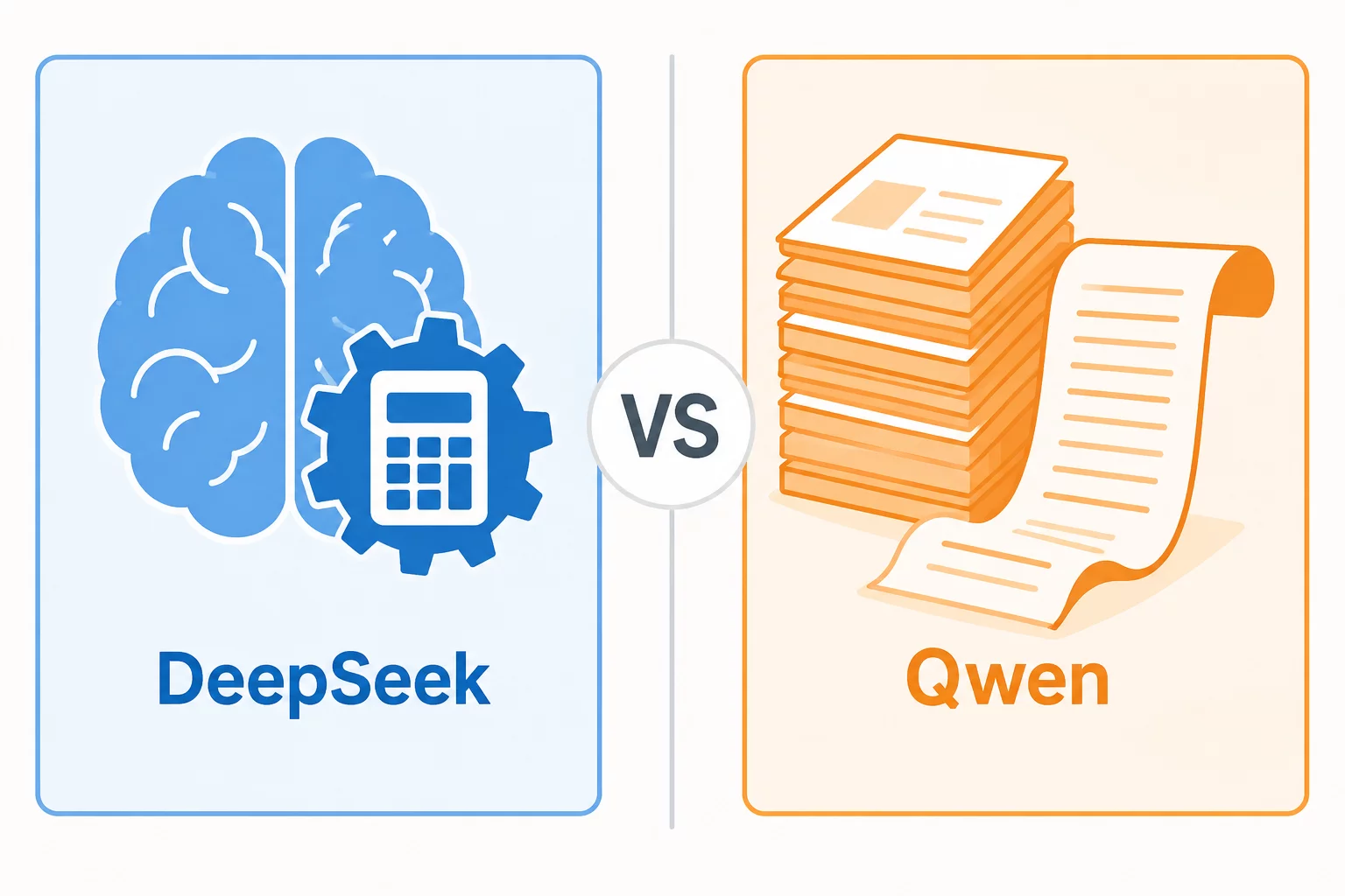 Инфографика: DeepSeek V3.2 для расчётов и логики, Qwen3.7 для длинного контекста и больших выгрузок